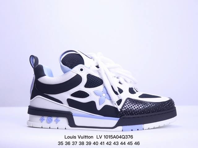 公司级路易威登 Louis Vuitton Lv路易威登板鞋 新款 Lv Trainer最新配色运动鞋 L家 篮球鞋风格运动鞋 该鞋由艺术总监 Virgil A