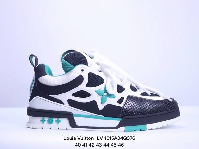 公司级路易威登 Louis Vuitton Lv路易威登板鞋 新款 Lv Trainer最新配色运动鞋 L家 篮球鞋风格运动鞋 该鞋由艺术总监 Virgil A - 点击图像关闭