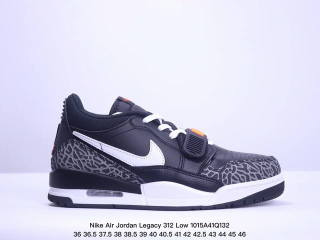 公司级三合一最强合体，多种新配色回归耐克nike Air Jordan Legacy 312 Low”White Grey Fog Blue Red“乔丹最强三