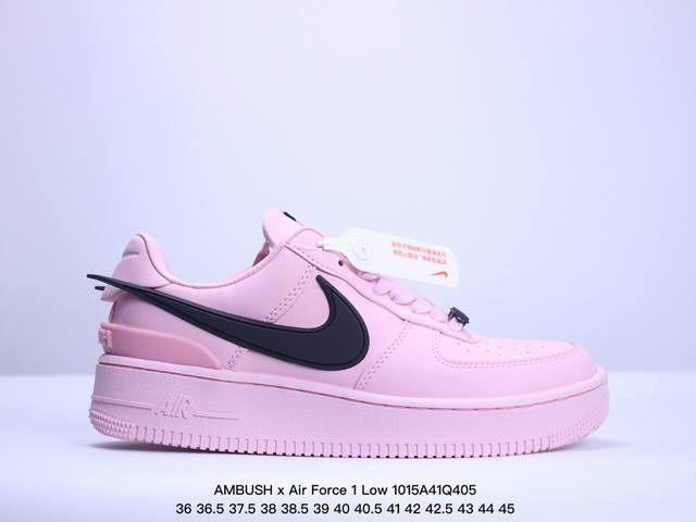 公司级ambush X Air Force 1 Low Sp 埋伏系列 空军联名合作款“皮革黑白大钩” 官方货号：Dv3464-001Size：36 36.5 - 点击图像关闭