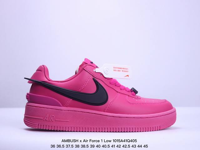 公司级ambush X Air Force 1 Low Sp 埋伏系列 空军联名合作款“皮革黑白大钩” 官方货号：Dv3464-001Size：36 36.5