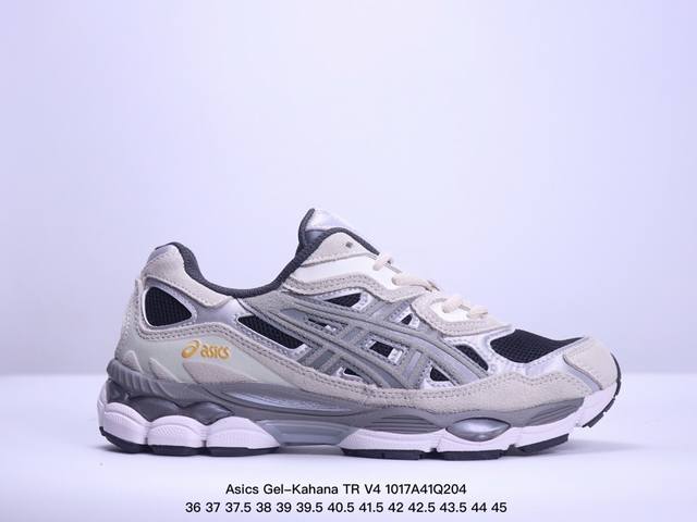 Asics 亚瑟士 公司级 Gel-Kahana Tr V4系 男女鞋真标半码制，升级原楦原纸版开发版型，采用环保太空合成革配合透气网眼布鞋面材质，全新轻量ev