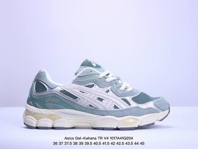 Asics 亚瑟士 公司级 Gel-Kahana Tr V4系 男女鞋真标半码制，升级原楦原纸版开发版型，采用环保太空合成革配合透气网眼布鞋面材质，全新轻量ev