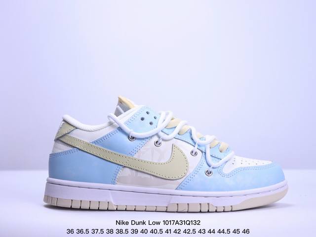 耐克 Nike Dunk Low 运动鞋复古解构绑带板鞋 作为 80 年代经典篮球鞋款，起初专为硬木球场打造，后来成为席卷街头的时尚标杆，现以经典细节和复古篮球 - 点击图像关闭