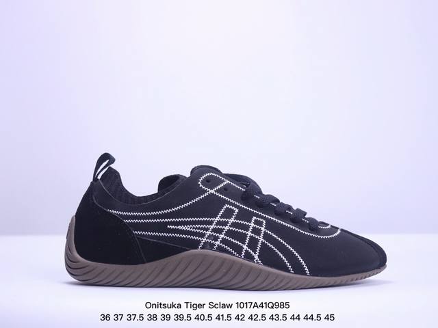 Onitsuka Tiger Sclaw 鬼塚虎 舒适百搭防滑耐磨低帮生活休闲鞋 1183B969-001 尺码：36 37 37.5 38 39 39.5 4