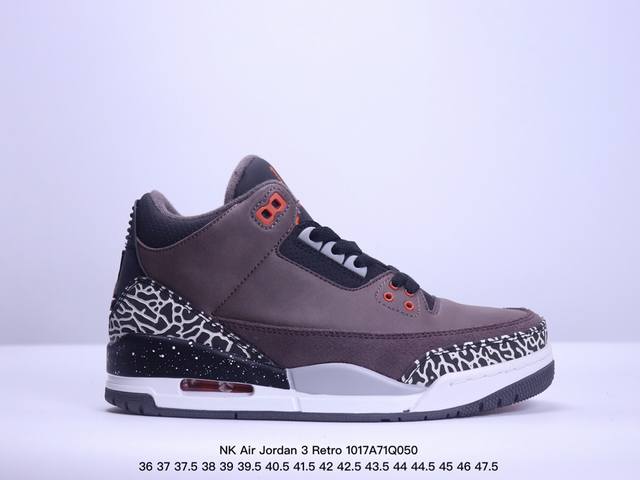 公司级nk Air Jordan 3 Retro 原装配色 性价比aj3 同价区间无对手 #原装头层材料 用料绝不含糊 #正确荔枝纹路 客供原厂磨具 清洁度 电