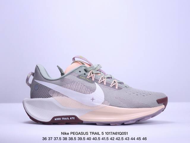 耐克 Nike Pegasus Trail 5 登月飞马 透气网面 户外越野登山休闲运动跑步鞋 货号：Dv3865 300 尺码：36 36.5 37.5 38 - 点击图像关闭