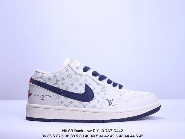 公司级带半码耐克nk Sb Dunk Low Diy 联名-周年高端定制 低帮休闲板鞋 货号：Xy1688-016 #定制鞋盒 大厂纯原品质出货 超高清洁度 皮