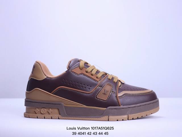 公司级全新lv路易威登louis Vuitton Trainer Sneaker Low休闲运动文化百搭板鞋 尺码:39-45 Xm1017Q625 - 点击图像关闭