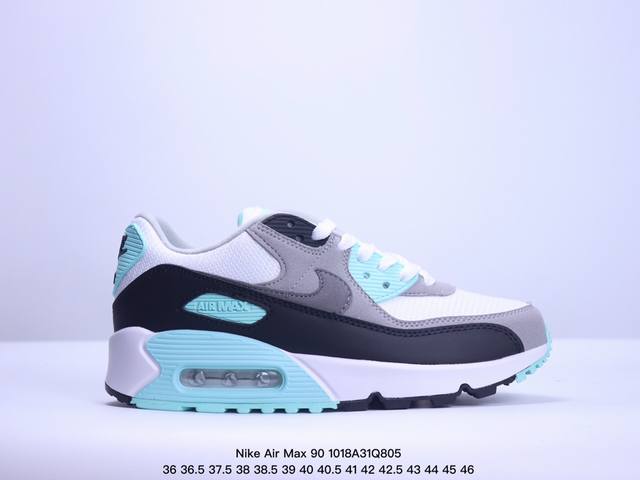 公司级nike Air Max 90初代系列低帮复古气垫百搭休闲运动慢跑鞋 货号:Hf3835- Xm1018Q805