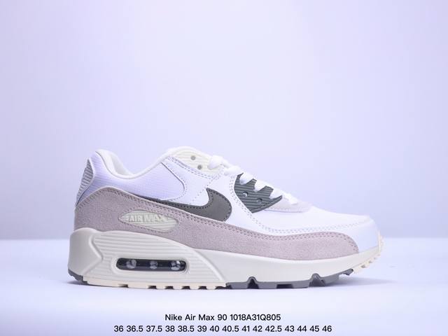 公司级nike Air Max 90初代系列低帮复古气垫百搭休闲运动慢跑鞋 货号:Hf3835- Xm1018Q805