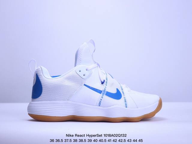 公司级耐克nike React Hyperset袜套加绑带运动 排球鞋男女鞋 货号:Dj4473-100 尺码:36 36.5 37.5 38 38.5 39 - 点击图像关闭