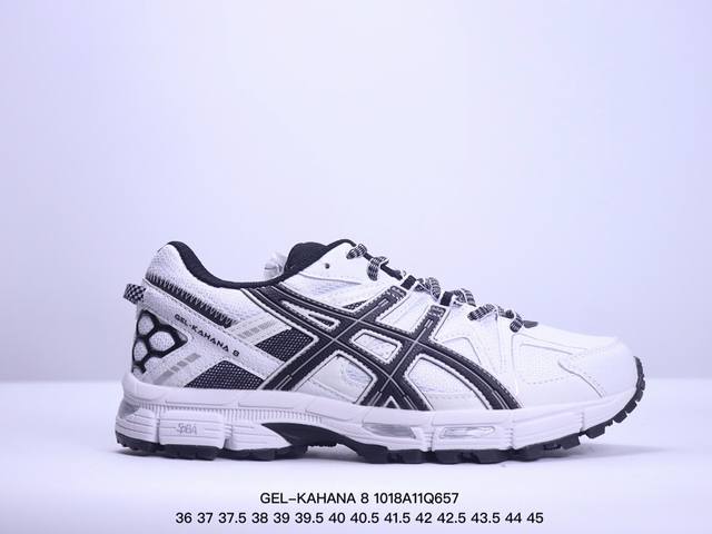 公司级asics 亚瑟士 Gel-Kahana 8 男女士鞋越野跑步鞋抓地稳定运动鞋缓震耐磨跑鞋 Gel-Kahana系列为实用级越野跑鞋，融合机能和户外潮流强