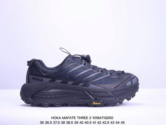 公司级hoka Mafate Speed Three 2玛法特 超轻厚底轻量山地跑步鞋 货号:1141572 尺码:36 36.5 37.5 38 38.5 3