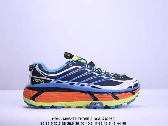 公司级hoka Mafate Speed Three 2玛法特 超轻厚底轻量山地跑步鞋 货号:1141572 尺码:36 36.5 37.5 38 38.5 3