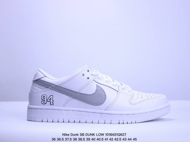 耐克supreme X Nike Dunk Sb Dunk Low Pro Og Qs 柔软舒适 防滑耐磨 低帮 板鞋 Xm1018Q627