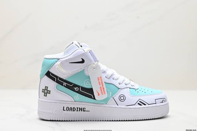 公司级Nike Air Force 1 Mid 07 原楦头原纸板 打造纯正中帮空军版型 专注外贸渠道 全掌内置蜂窝气垫 原盒配件 原厂中底钢印、拉帮完美 官方