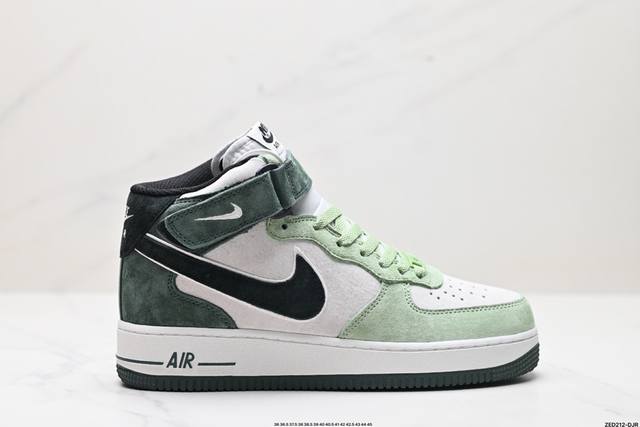 公司级Nike Air Force 1 Mid 07 原楦头原纸板 打造纯正中帮空军版型 专注外贸渠道 全掌内置蜂窝气垫 原盒配件 原厂中底钢印、拉帮完美 官方