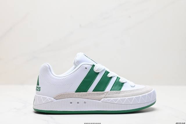 真标Adidas Adimatic Low 马蒂奇系列低帮 复古鲨鱼面包鞋运动休闲滑板板鞋 尺码:40 40.5 41 42 42.5 43 44 45 ID: