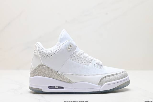 真标Air Jordan 3 Retro 迈克尔 乔丹AJ3代中帮复古休闲运动文化篮球鞋 货号:136064 111 尺码:36 36.5 37.5 38 38