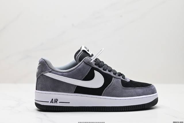 公司级NIKE AIR FORCE 1‘07 原楦头原纸板 打造纯正低帮空军版型 专注外贸渠道 全掌内置蜂窝气垫 原盒配件 原厂中底钢印、拉帮完美 货号:NT9