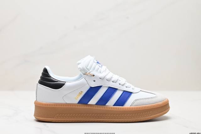 公司级阿迪达斯三叶草Adidas Originals Samba XLG 桑巴舞系列绅士德训足球风百搭低帮休闲运动板鞋 货号:IE9182 尺码:36 36.5