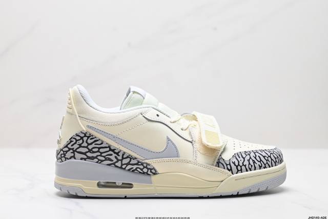 公司级三合一最强合体，多种新配色回归耐克Nike Air Jordan Legacy 312 Low”White Grey Fog Blue Red“乔丹最强三