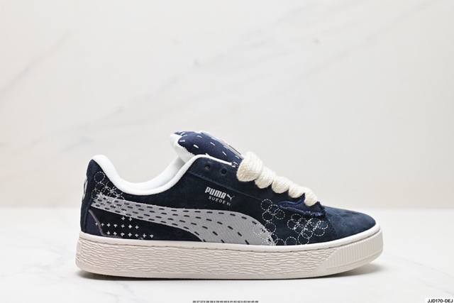 公司级Puma Suede XL复古单品 彪马 防滑耐磨低帮德训板鞋 货号:395777 02 尺码:36 37 37.5 38 38.5 39 40 40.5