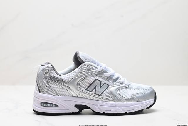 真标New Balance MR530系列复古老爹风网布跑步休闲运动鞋 货号:MR530LG 尺码:36 37 37.5 38 38.5 39.5 40 40.