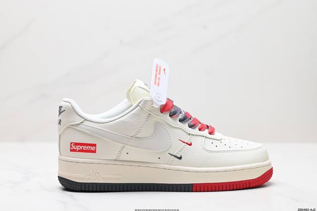 公司级NIKE AIR FORCE 1‘07 原楦头原纸板 打造纯正低帮空军版型 专注外贸渠道 全掌内置蜂窝气垫 原盒配件 原厂中底钢印、拉帮完美 货号:XZ6