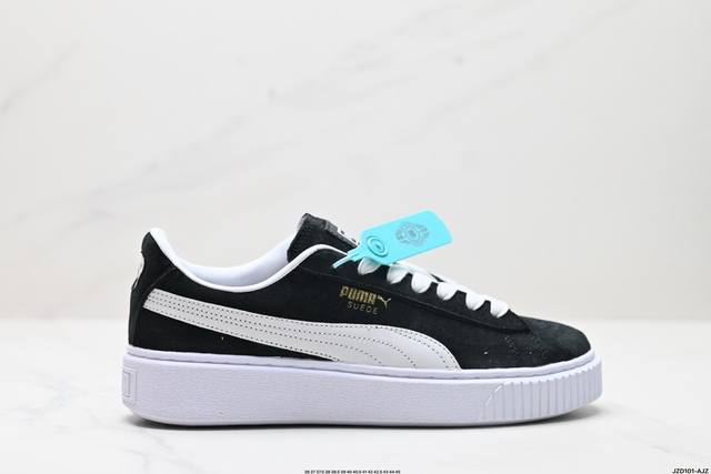 公司级Puma SUEDE PLATFORM CORE复古单品 彪马 防滑耐磨低帮德训板鞋 货号:395205 02 尺码:36 37 37.5 38 38.5