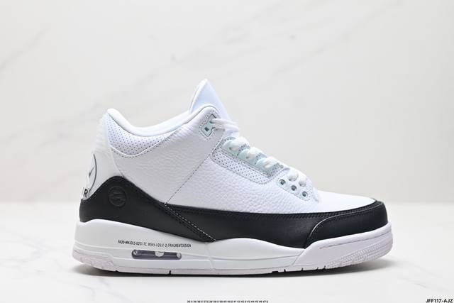 公司级Air Jordan 3 Retro ”Hide and Sneak“ 白灰棕 AJ3 乔丹3代 aj3 乔3 白灰棕 乔丹篮球鞋系列 该款以白色搭配灰棕