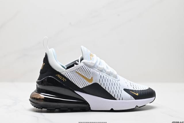 真标耐克Nike NIKE AIR MAX 270 FLYKNIT 混合科技 透气后掌半气垫慢跑鞋 兼具非凡优质外观和出色穿着体验！性能出众的一双透气鞋面后置半