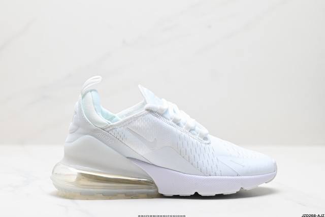 真标耐克Nike NIKE AIR MAX 270 FLYKNIT 混合科技 透气后掌半气垫慢跑鞋 兼具非凡优质外观和出色穿着体验！性能出众的一双透气鞋面后置半