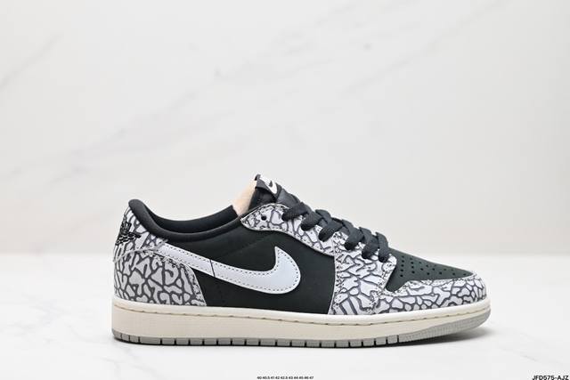 公司级AIR JORDAN 1 RETRO LOW OG白脚趾 AJ1乔1低帮休闲板鞋 同步官方配色 市场唯一独家头层皮打造 原鞋原档案开发 原厂皮料 原档冲孔