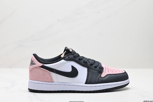 公司级AIR JORDAN 1 RETRO LOW OG白脚趾 AJ1乔1低帮休闲板鞋 同步官方配色 市场唯一独家头层皮打造 原鞋原档案开发 原厂皮料 原档冲孔