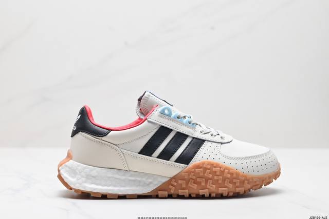 公司级Adidas Retropy E5 W.R.P 织物 运动舒适 减震防滑耐磨轻便 阿迪达斯 低帮 运动休闲鞋 以70年代经典跑步鞋为灵感 新鲜演绎复古造型