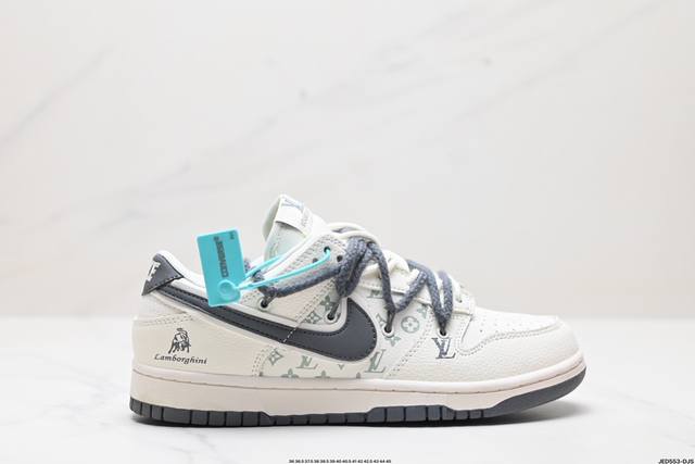 公司级耐克NIKE DUNK LOW RETRO 扣篮系列 解构抽绳复古低帮休闲运动滑板板鞋 采用脚感柔软舒适ZoomAir气垫 有效吸收滑板等极限运动在落地时