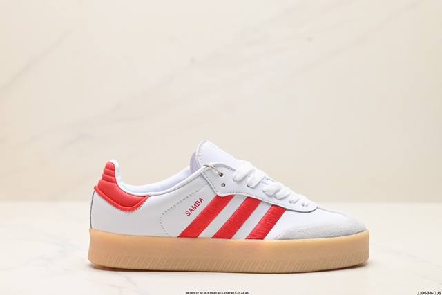 公司级Adidas Originals Samba 厚底休闲德训 adidas Originals Samba 诞生于上世纪 50 年代，最早从传奇的室内足球鞋