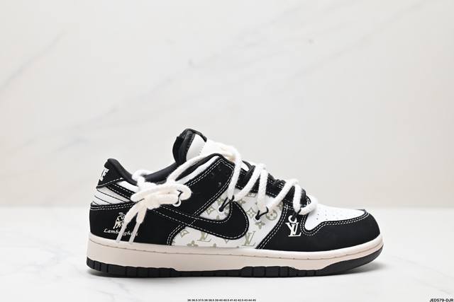 公司级耐克NIKE DUNK LOW RETRO 扣篮系列 解构抽绳复古低帮休闲运动滑板板鞋 采用脚感柔软舒适ZoomAir气垫 有效吸收滑板等极限运动在落地时