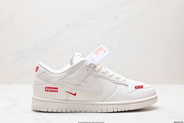 公司级耐克NIKE DUNK LOW 扣篮系列 解构抽绳复古低帮休闲运动滑板板鞋 采用脚感柔软舒适ZoomAir气垫 有效吸收滑板等极限运动在落地时带来的冲击力