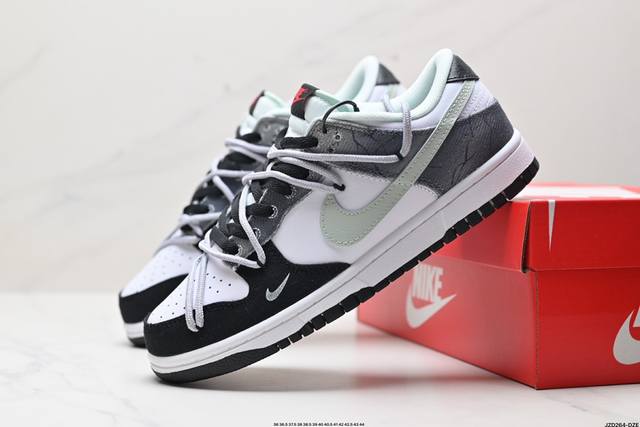 福利公司级Nike SB Dunk Low 解构抽绳鞋带 纯原大厂出品 极力推荐原装头层材料 独家版型蒸餾加工帶來的是更好的视觉和脚感体验大厂纯原品质出货 清洁