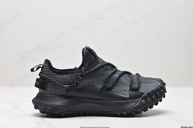 公司级耐克NIKE ACG Mountain Fly Gtx SE 山脉系列 解构绑带 低帮户外登山越跑徒步休闲运动鞋 货号:DD9334-300 尺码:36