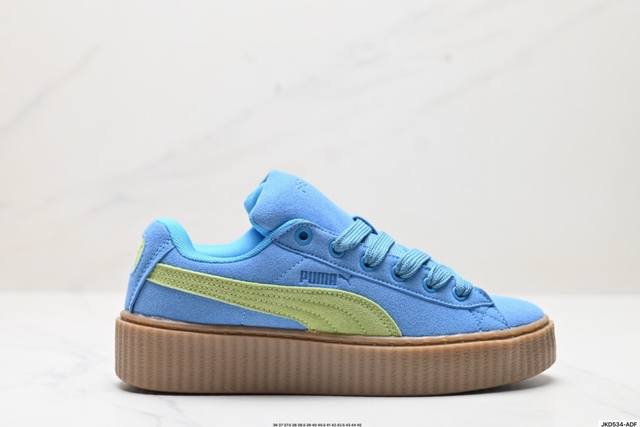 公司级PUMA Creeper Phatty Nubuck舒适简约 耐磨透气低帮 板鞋 货号:399866 01 尺码:36 37 37.5 38 38.5 3