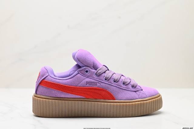 公司级PUMA Creeper Phatty Nubuck舒适简约 耐磨透气低帮 板鞋 货号:399866 01 尺码:36 37 37.5 38 38.5 3