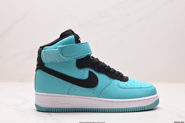 公司级Nike Air Force 1 High 原楦头原纸板 打造纯正高帮空军版型 专注外贸渠道 全掌内置蜂窝气垫 原盒配件 原厂中底钢印、拉帮完美 官方货号