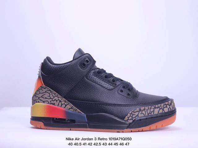 公司级耐克Nike Air Jordan 3 Retro”Knicks“迈克尔 乔丹AJ3代中帮复休闲运动文化篮球鞋 货号:CK9246-136 尺码:36 3