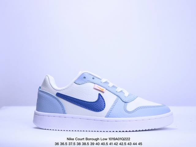 定制球鞋]Nike Court Borough Low Prem VAM定制 UNC北卡蓝舒适百搭简约大气低帮板鞋 XM1019Q222