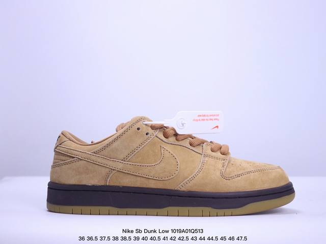 Nike Sb Dunk Low 耐克Sb低帮板鞋 牛皮材质 真标带半码 Size:36-46码 XM1019Q513