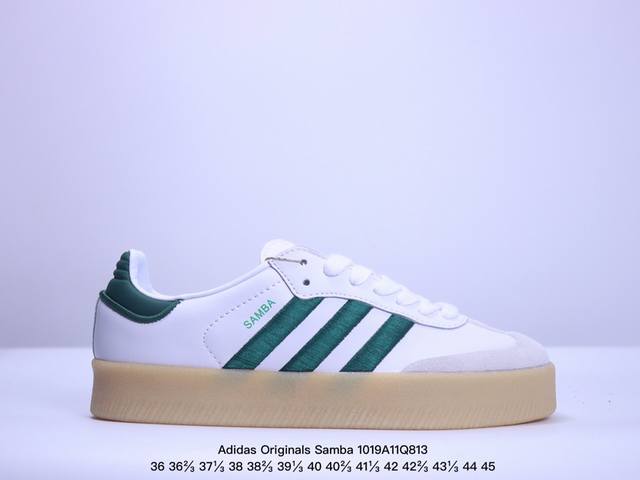 公司级Adidas Originals Samba 厚底休闲德训 adidas Originals Samba 诞生于上世纪 50 年代，最早从传奇的室内足球鞋